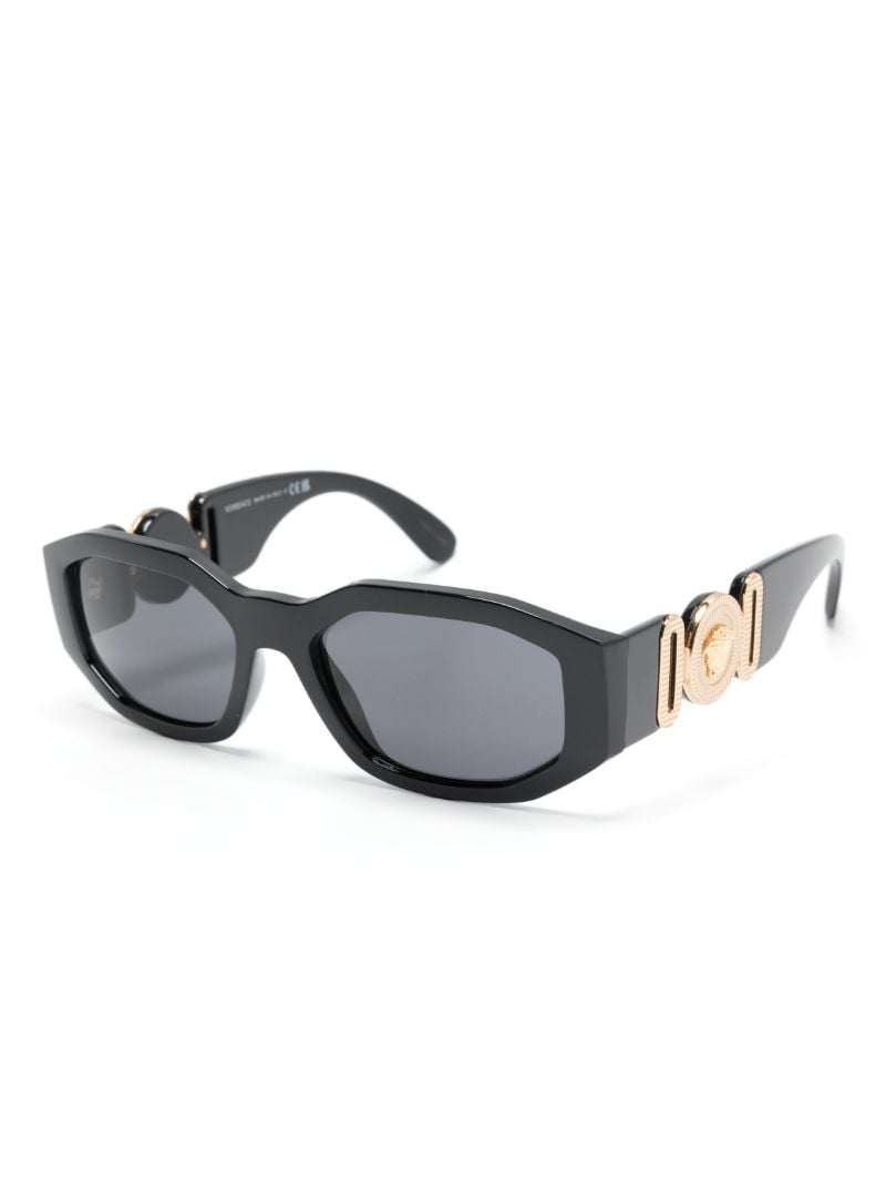 Black Medusa Biggie Geometric-frame Sunglasses