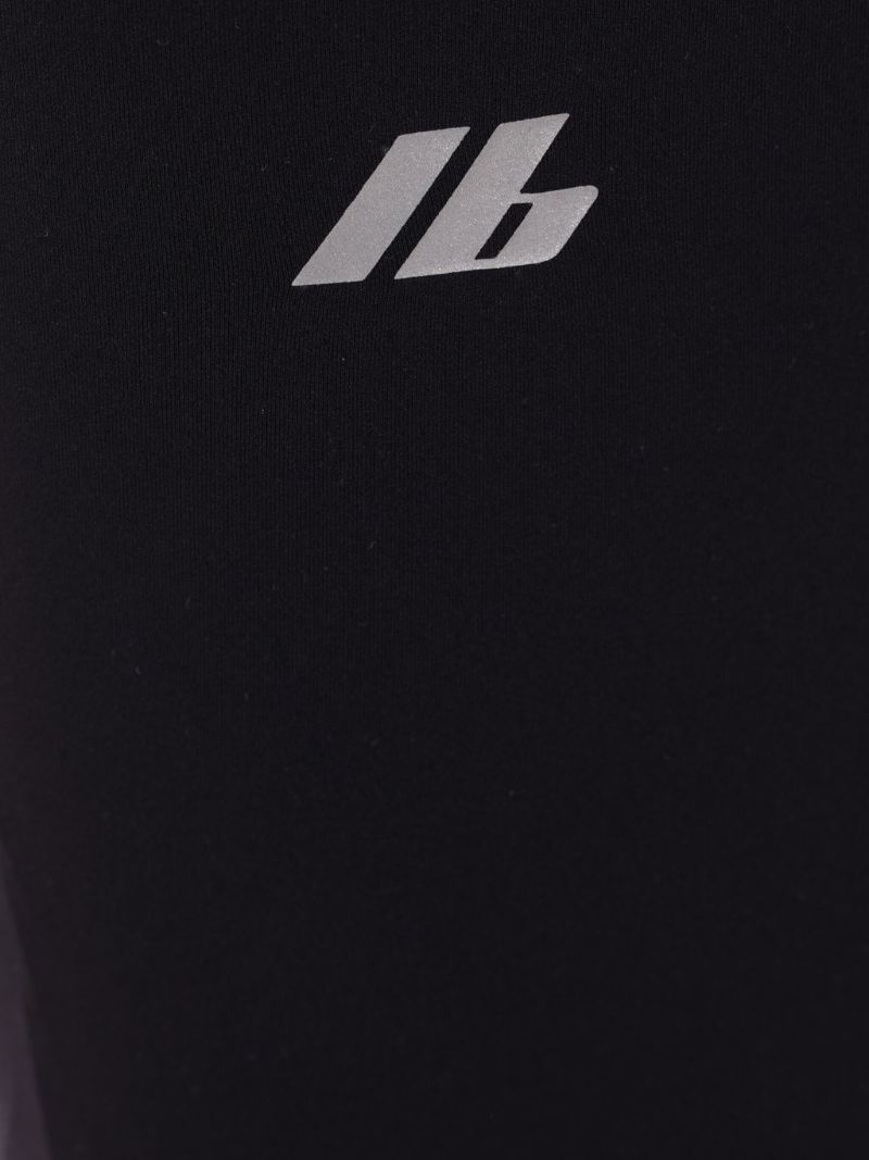 Black Logo-print Leggings