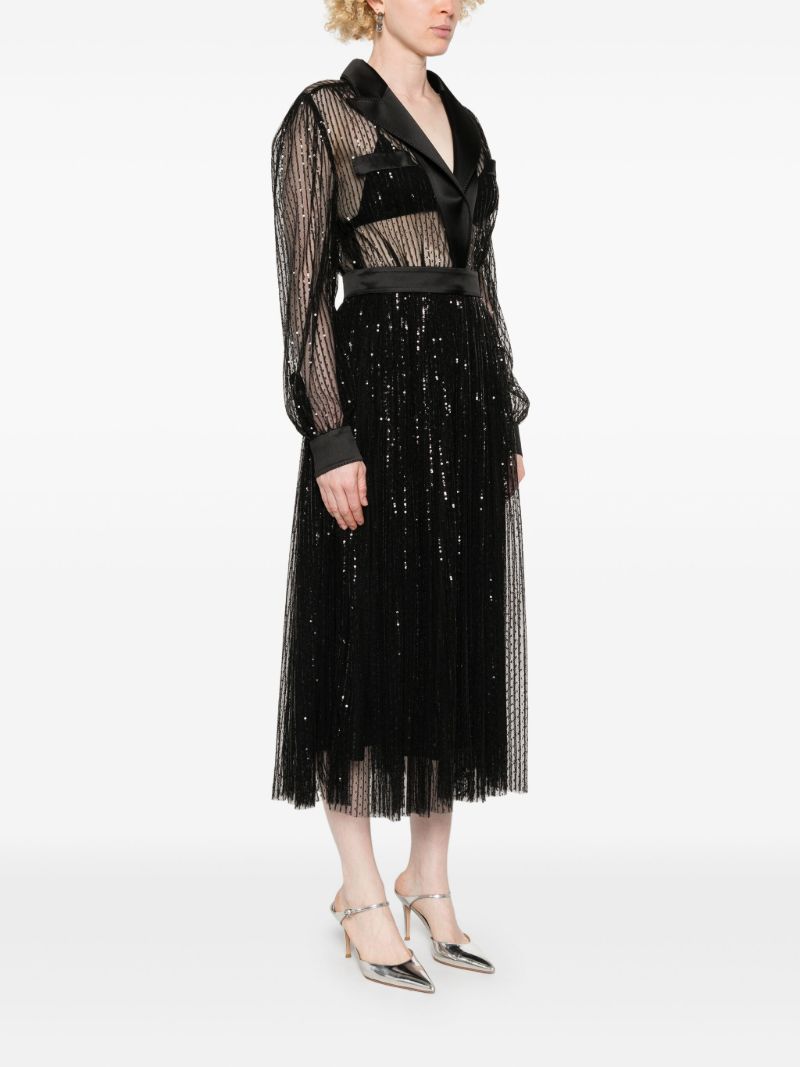 Sequinned Midi Dress
