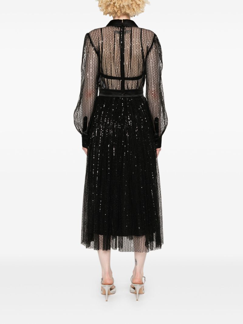Sequinned Midi Dress
