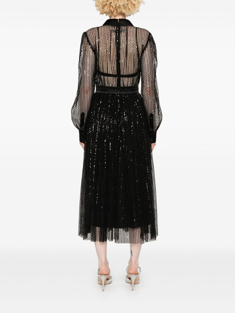 Sequinned Midi Dress