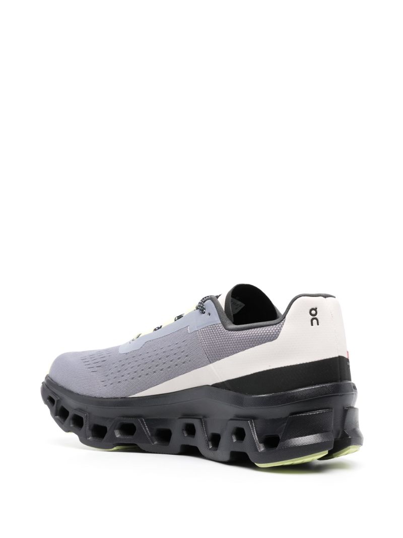 Grey on Cloudmonster Running Sneakers