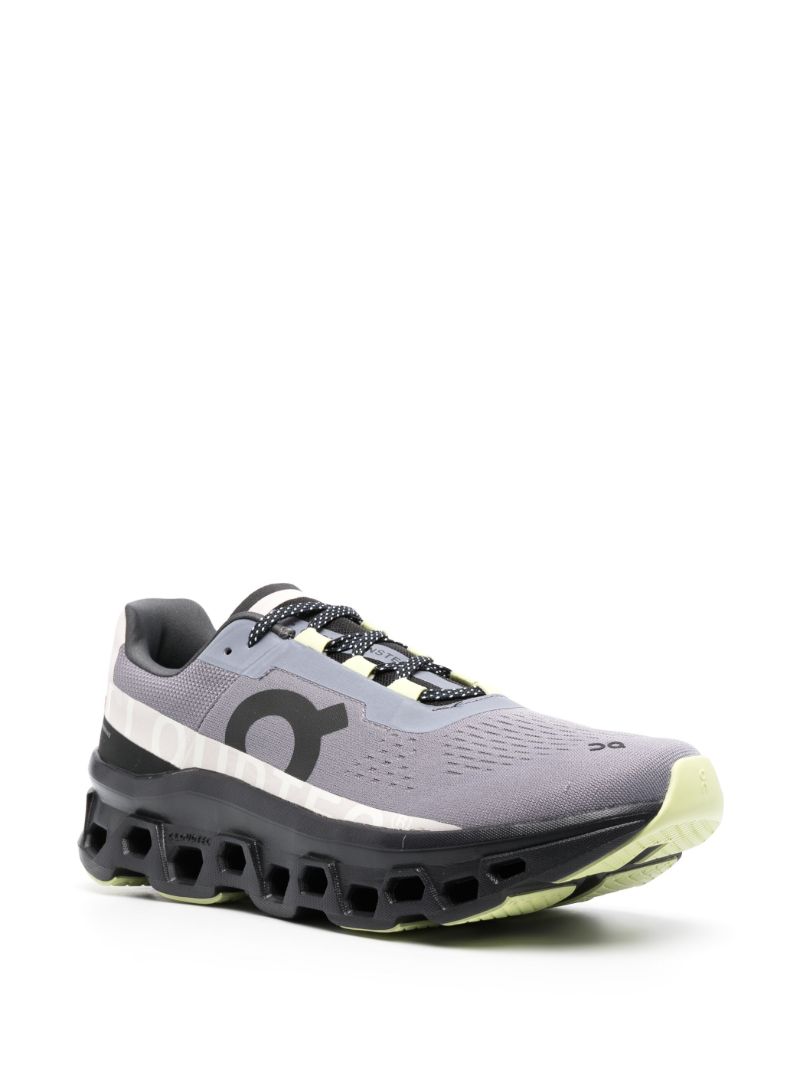 Grey on Cloudmonster Running Sneakers