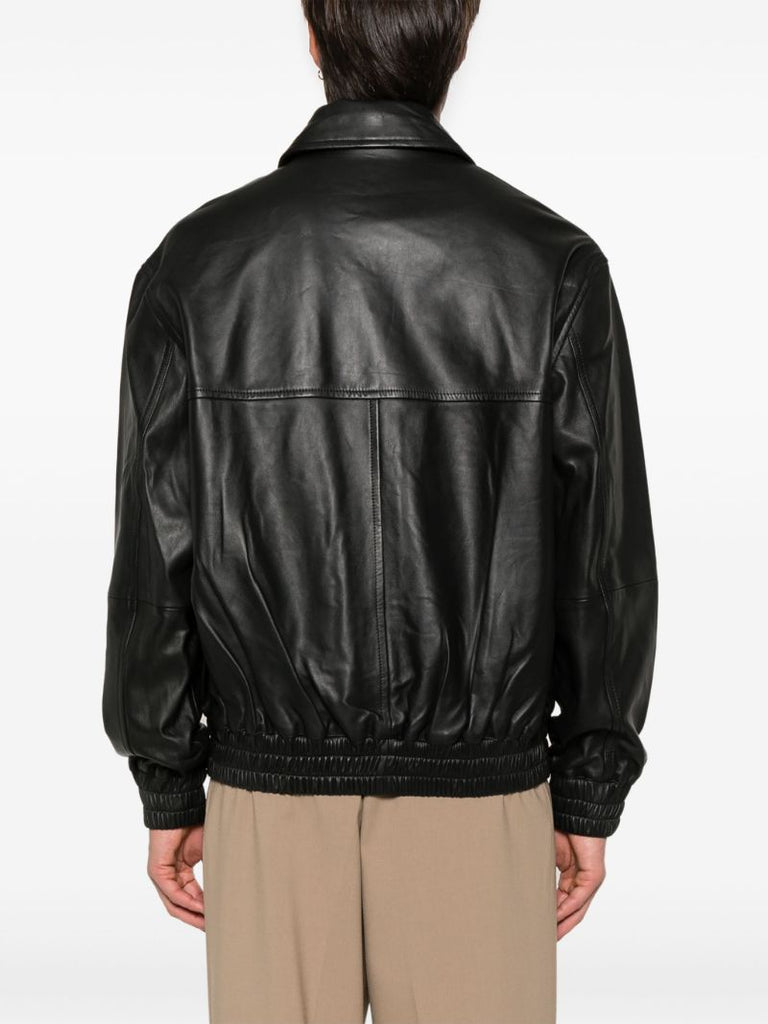 Leather Bomber Jacket