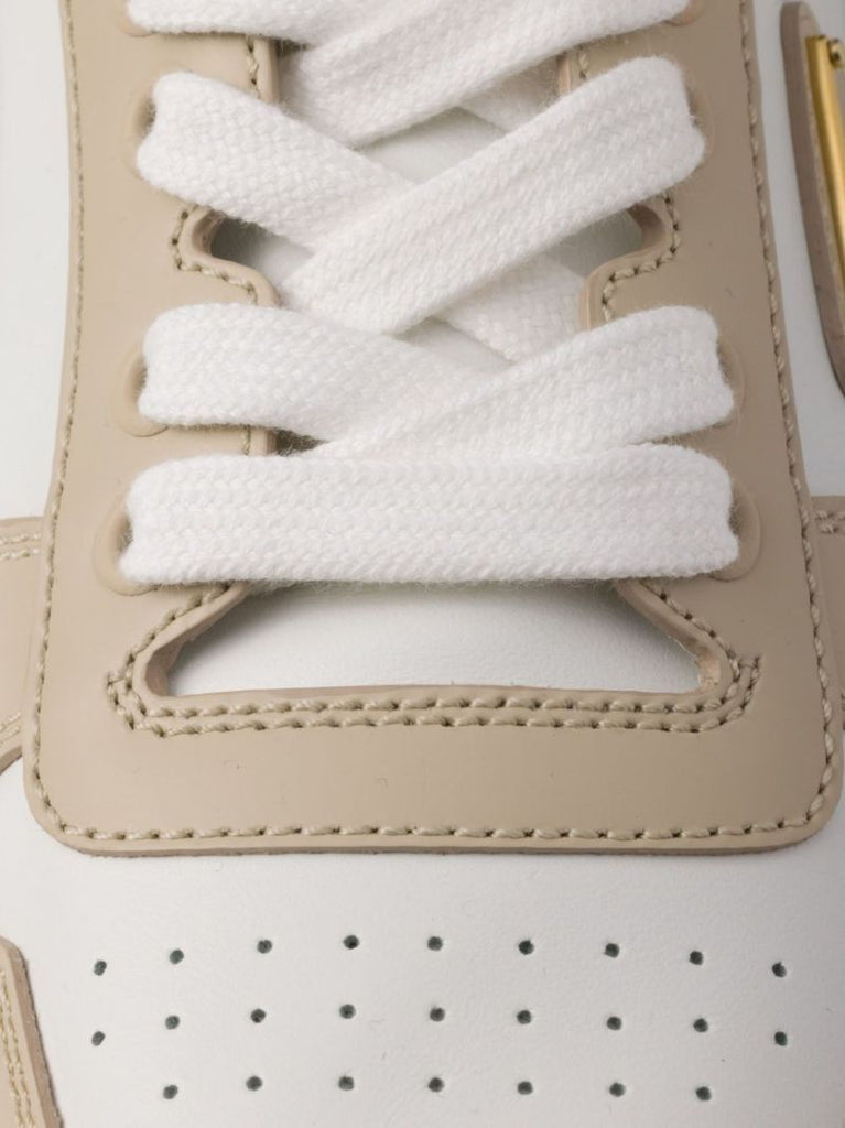 Neutral Downtown Bold Leather Sneakers