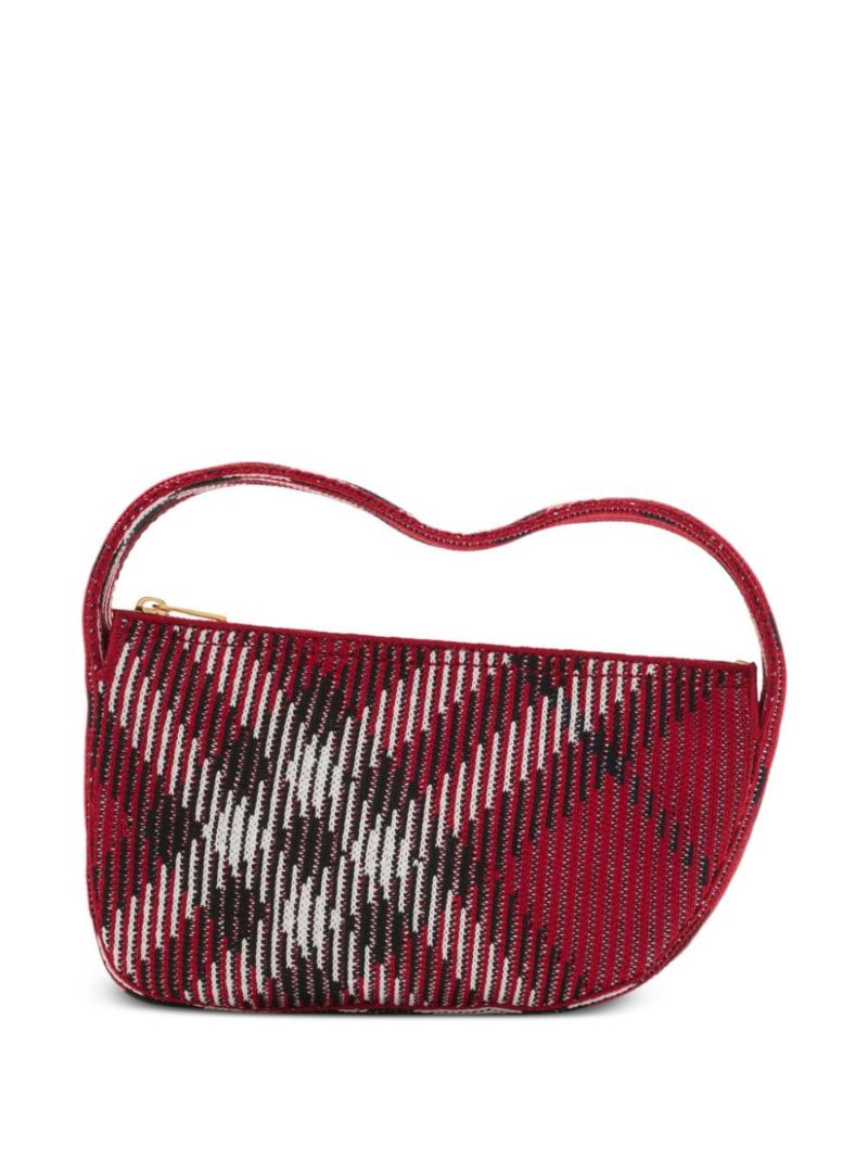 Red Check Mini Knitted Bag