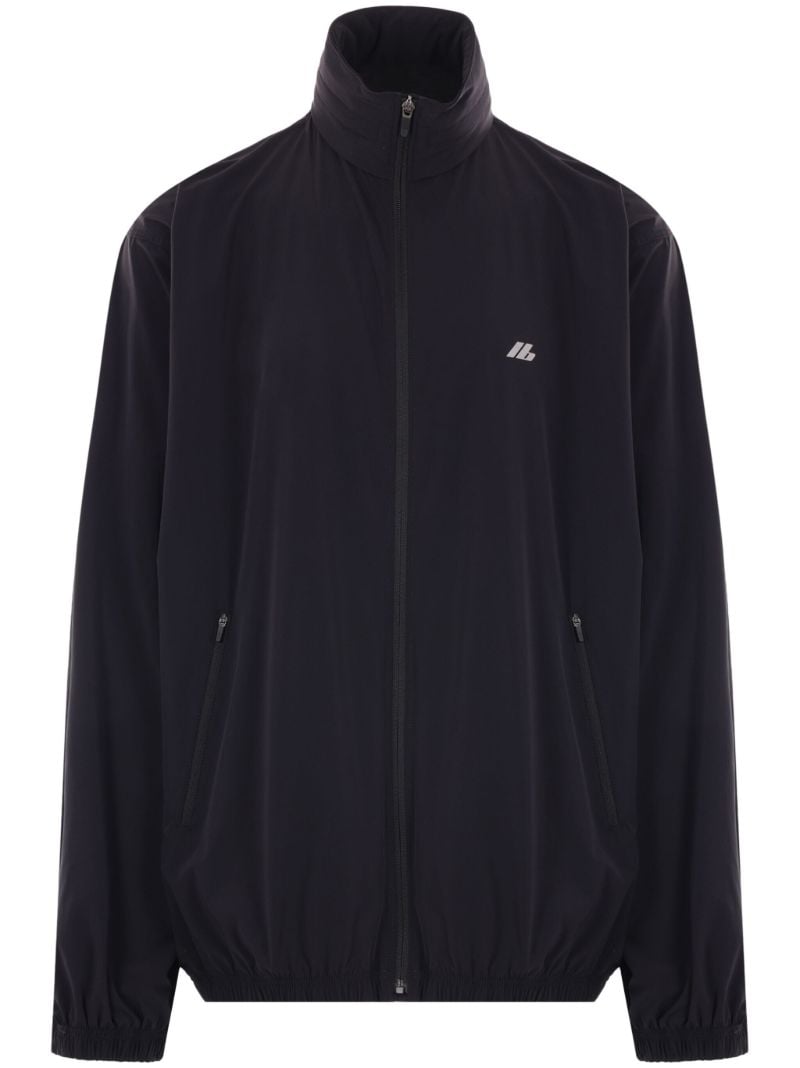 Black Shrunk Logo-print Windbreaker