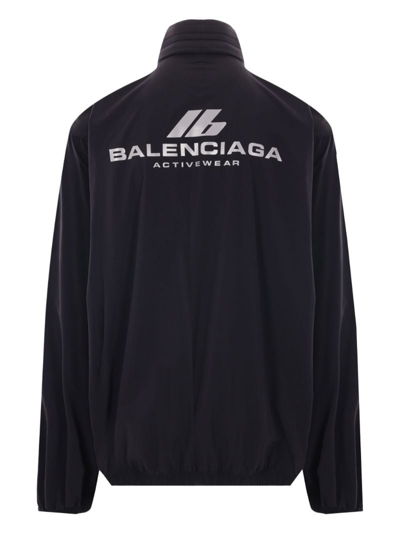 Black Shrunk Logo-print Windbreaker
