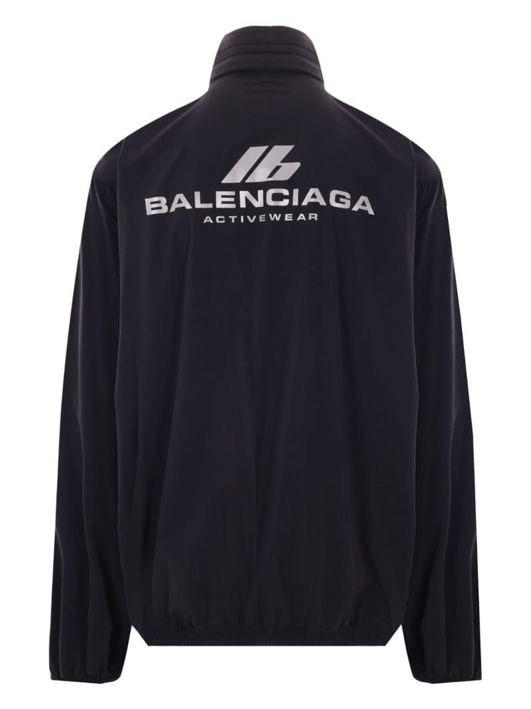 Black Shrunk Logo-print Windbreaker