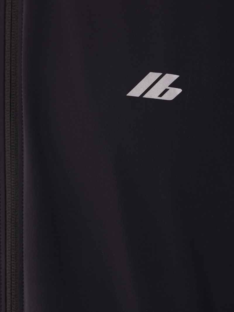 Black Shrunk Logo-print Windbreaker