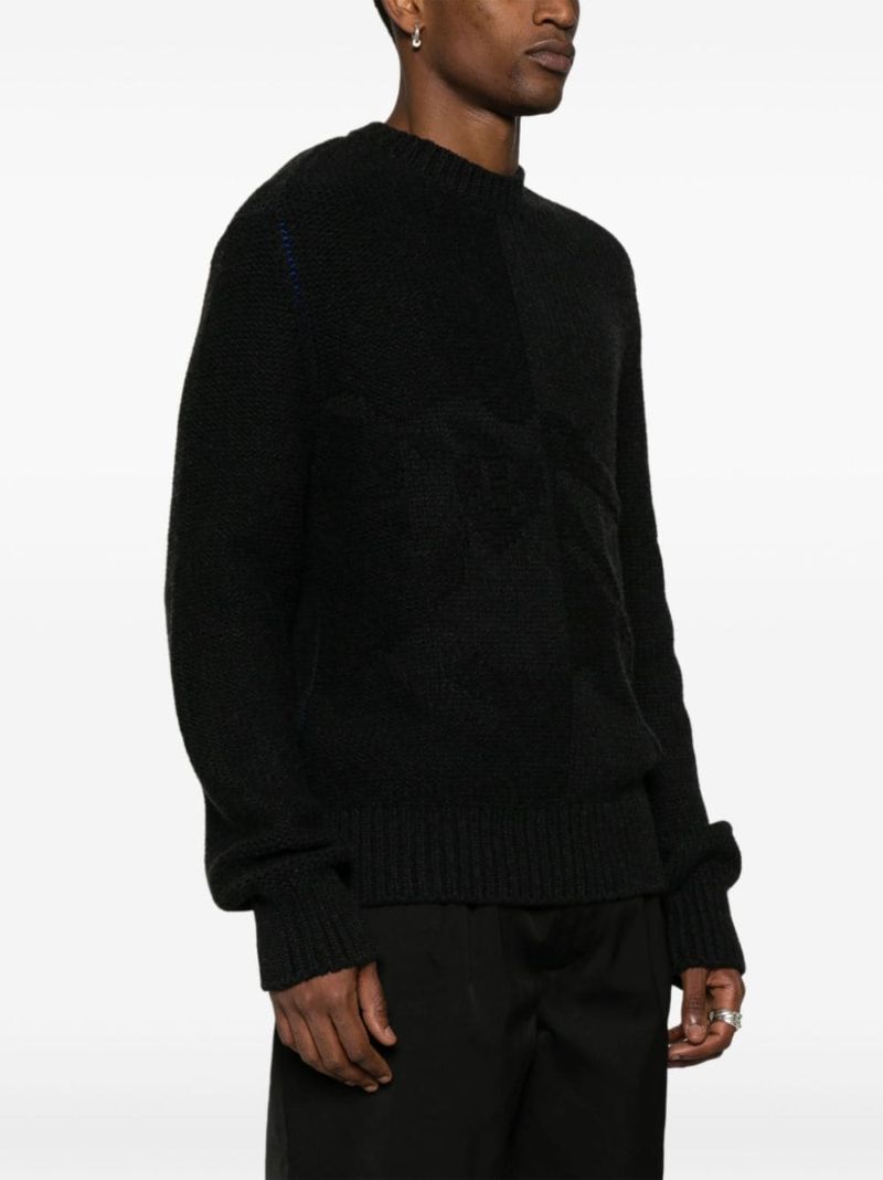 Black Crew-neck Cashmere Sweater