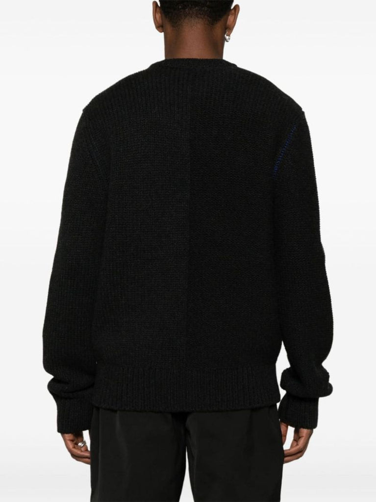 Black Crew-neck Cashmere Sweater