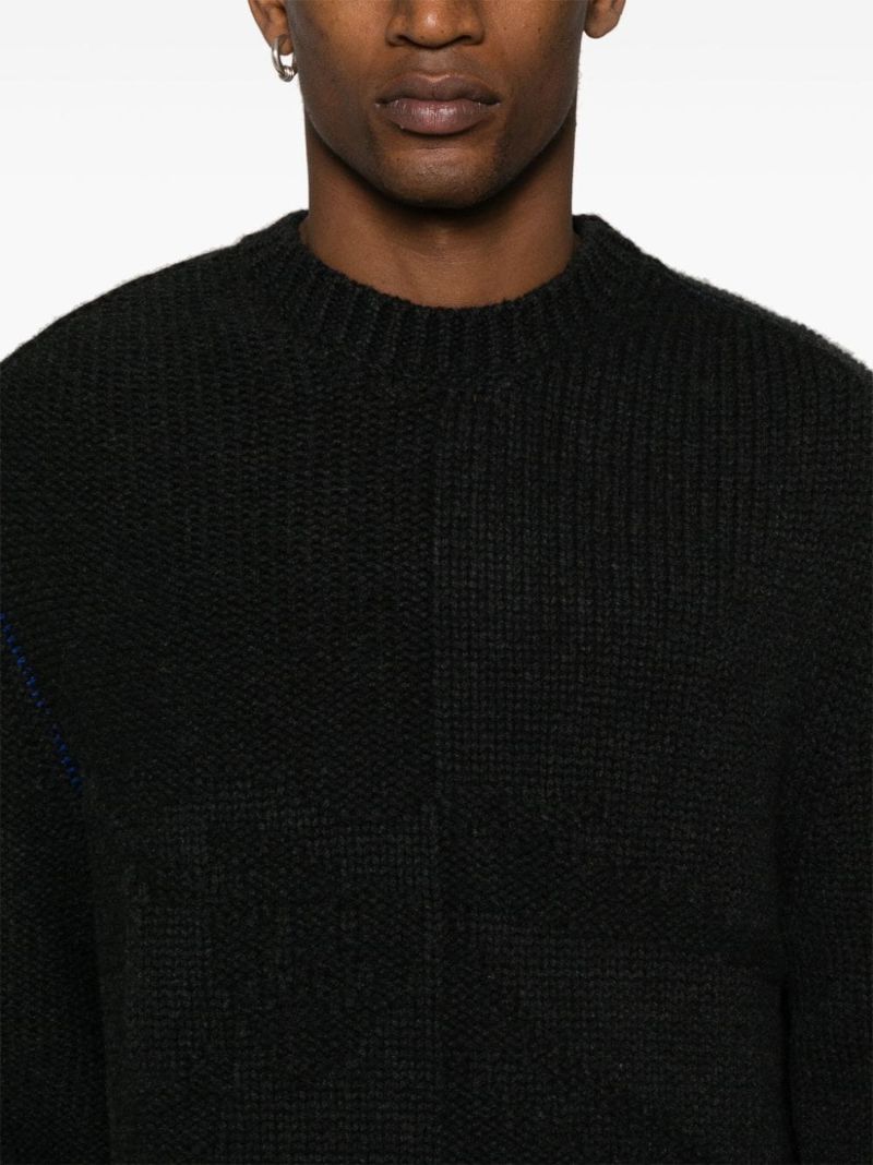 Black Crew-neck Cashmere Sweater