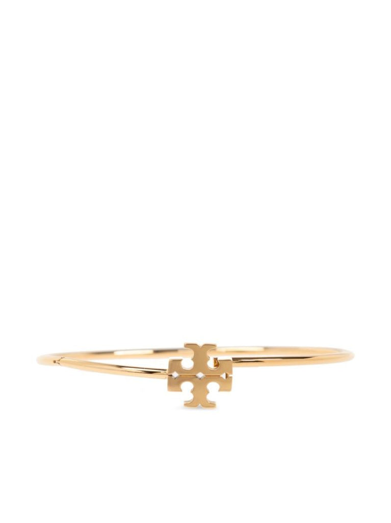 Gold-tone Eleanor Hinged Cuff Bracelet