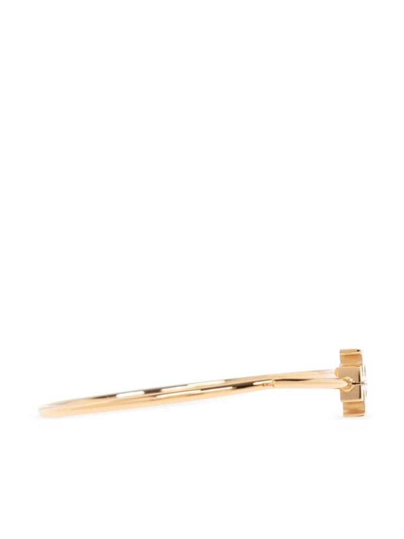 Gold-tone Eleanor Hinged Cuff Bracelet