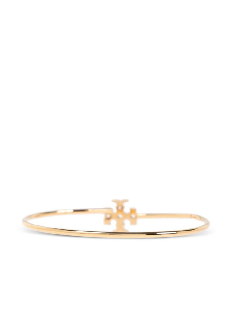 Gold-tone Eleanor Hinged Cuff Bracelet