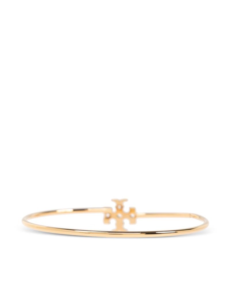 Gold-tone Eleanor Hinged Cuff Bracelet