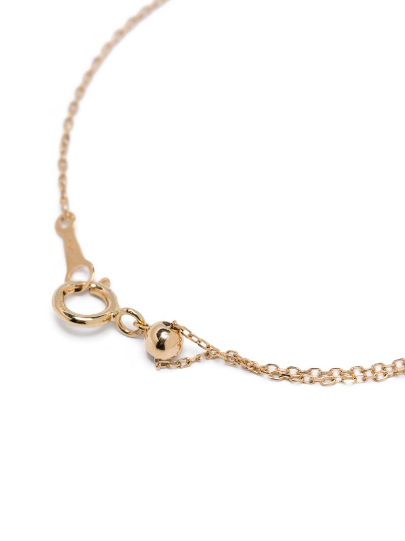18k Yellow Gold Diamond and Pearl Bracelet