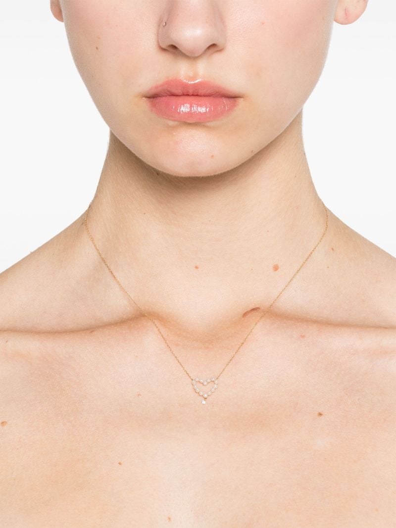 18k Yellow Gold Aphrodite Diamond and Pearl Necklace