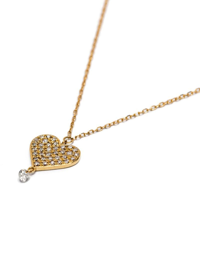18k Yellow Gold Diamond Necklace