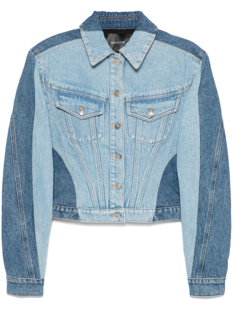Bi-tone Denim Jacket
