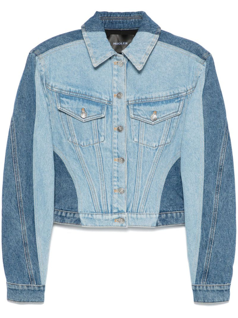 Bi-tone Denim Jacket