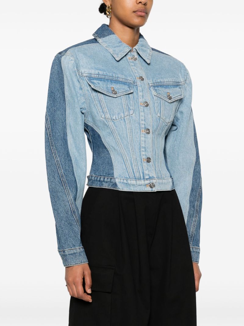Bi-tone Denim Jacket