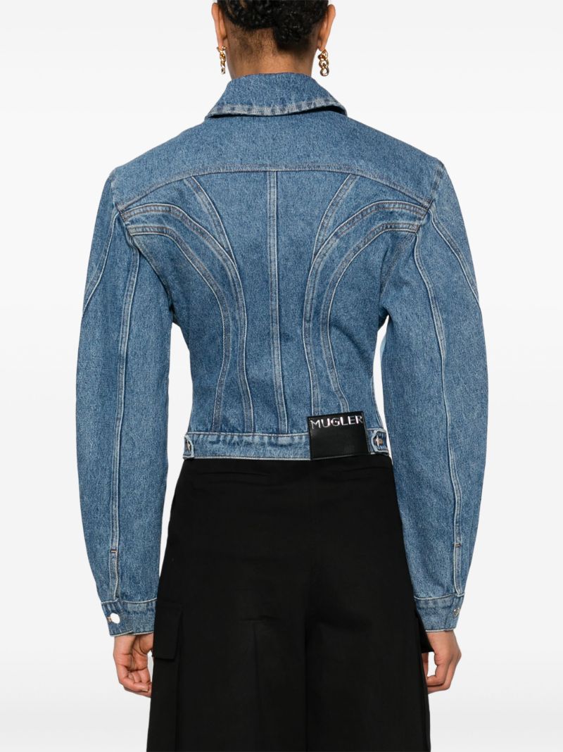 Bi-tone Denim Jacket