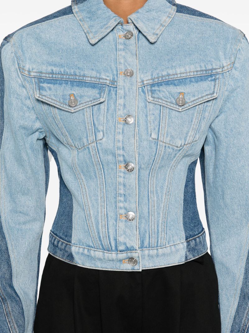 Bi-tone Denim Jacket