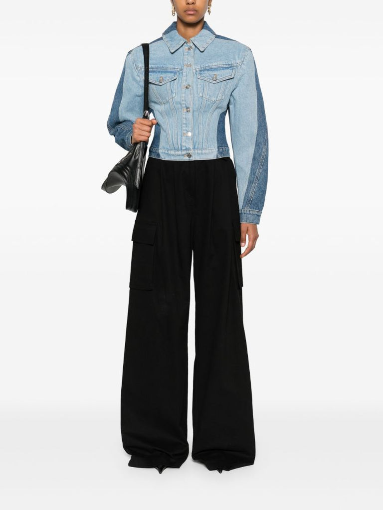 Bi-tone Denim Jacket