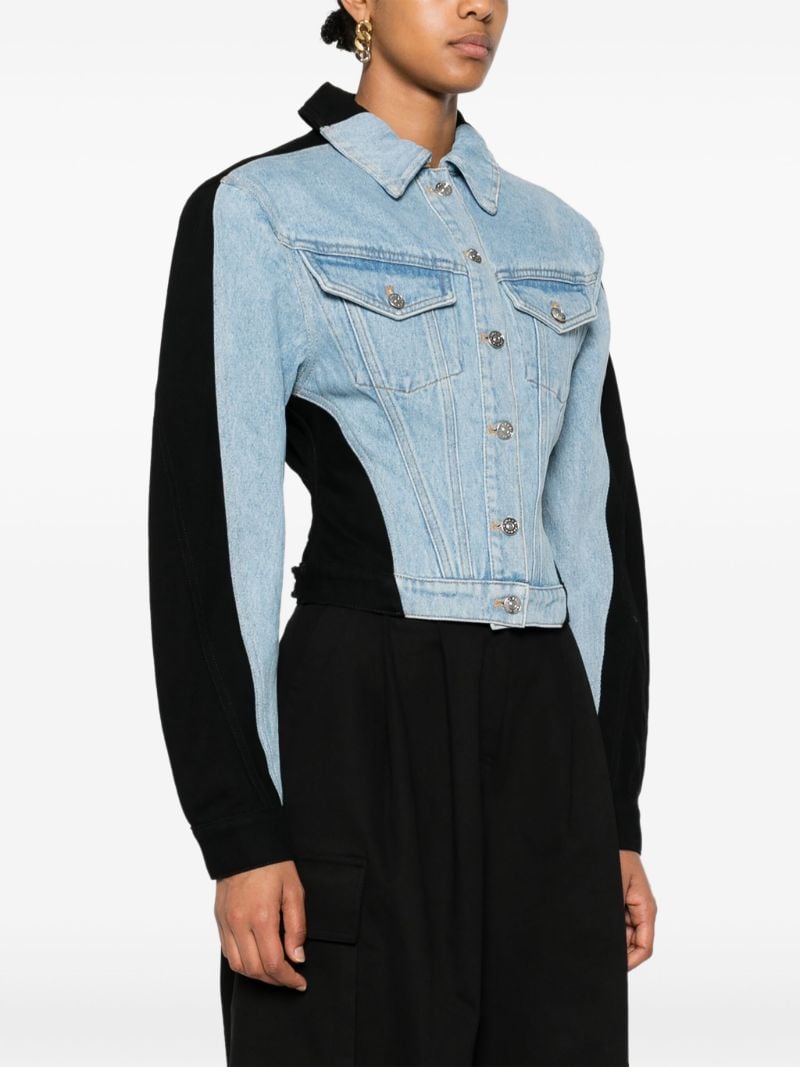 Bi-tone Denim Jacket