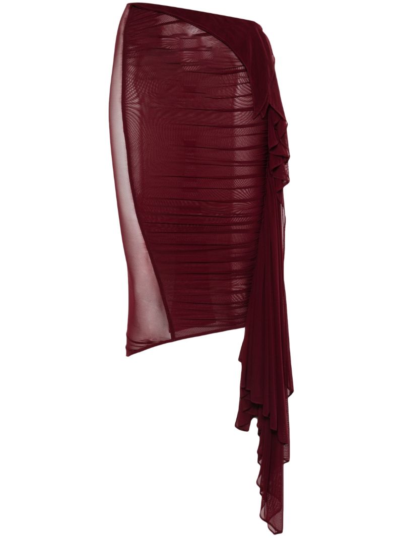 Ruched Midi Skirt