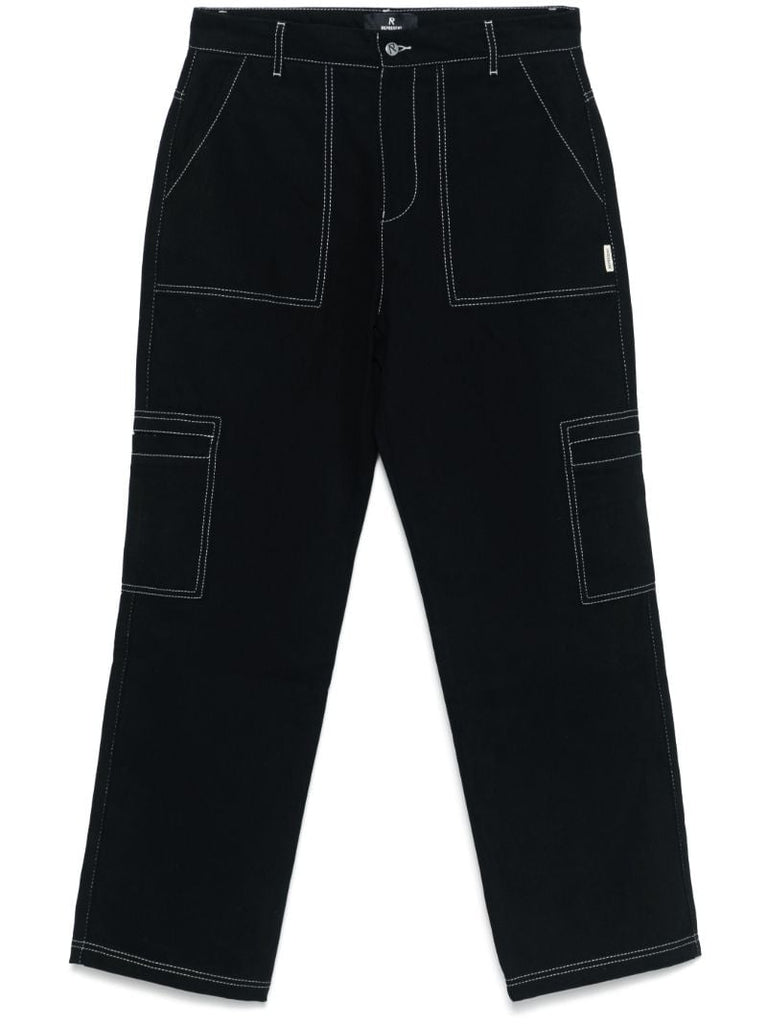 Black Straight-leg Trousers