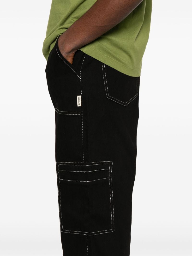 Black Straight-leg Trousers