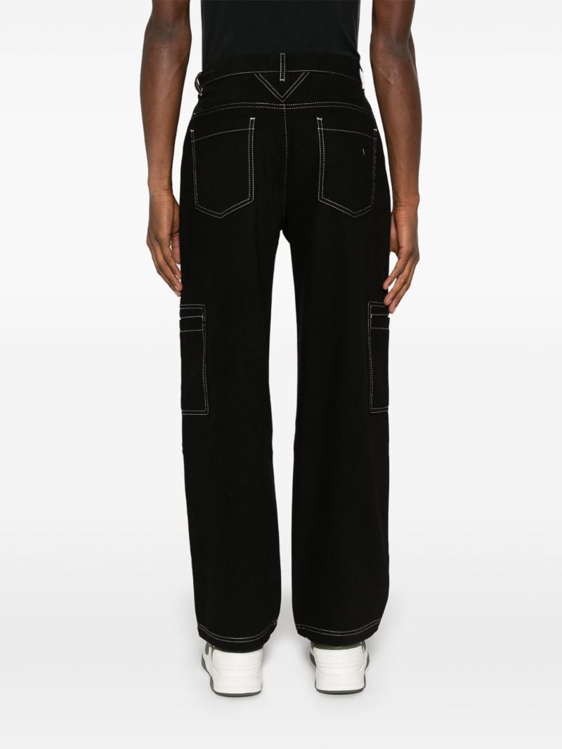 Black Straight-leg Trousers