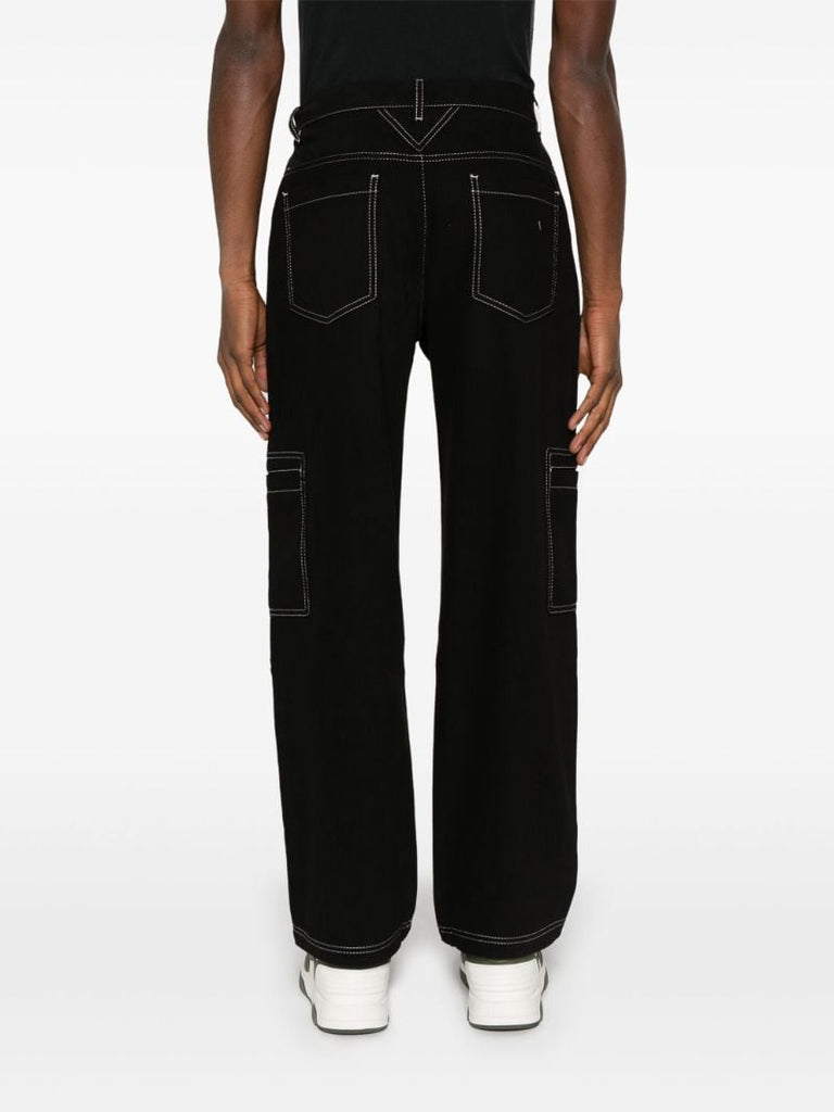 Black Straight-leg Trousers