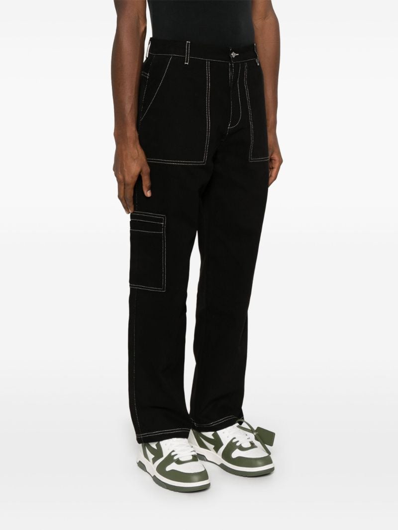 Black Straight-leg Trousers