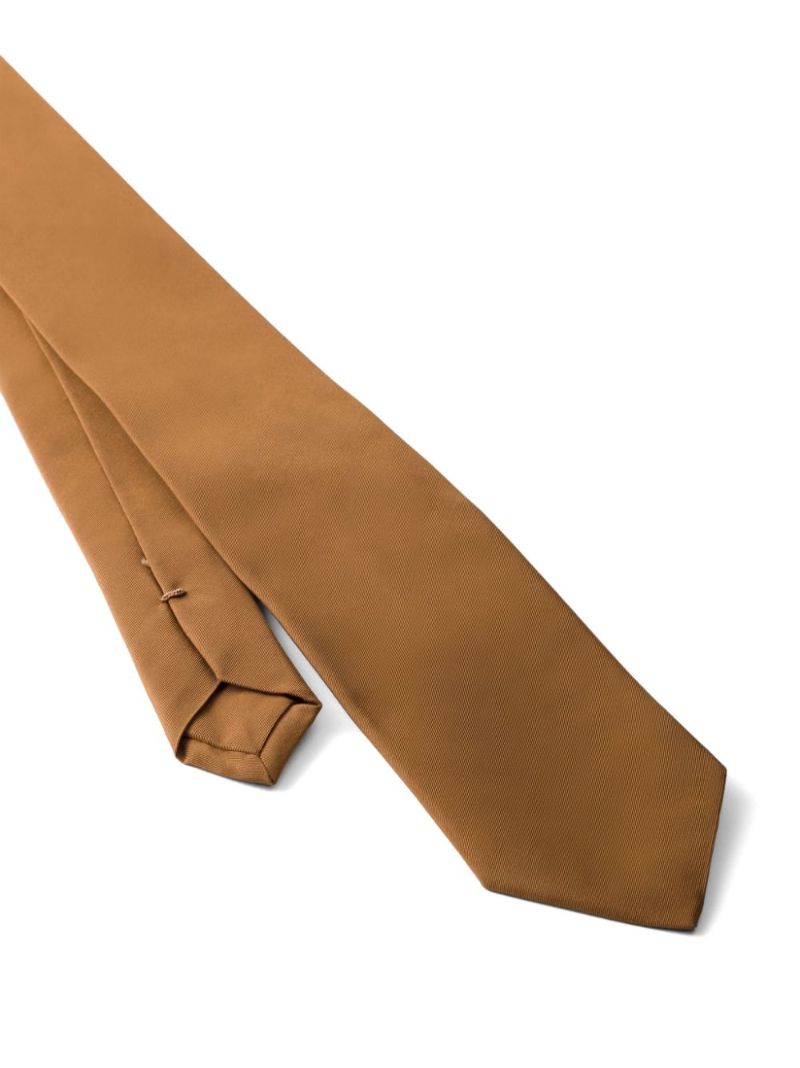 Brown Silk Tie