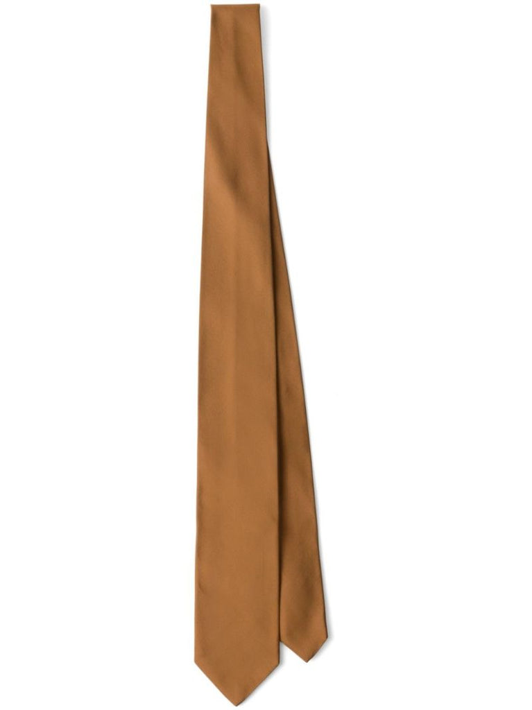 Brown Silk Tie
