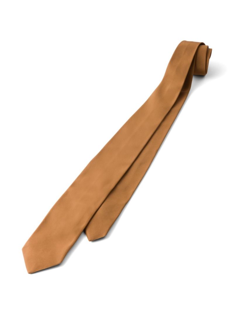 Brown Silk Tie