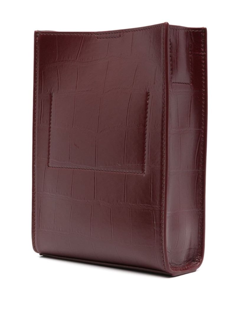 Red Tangle Small Leather Cross Body Bag