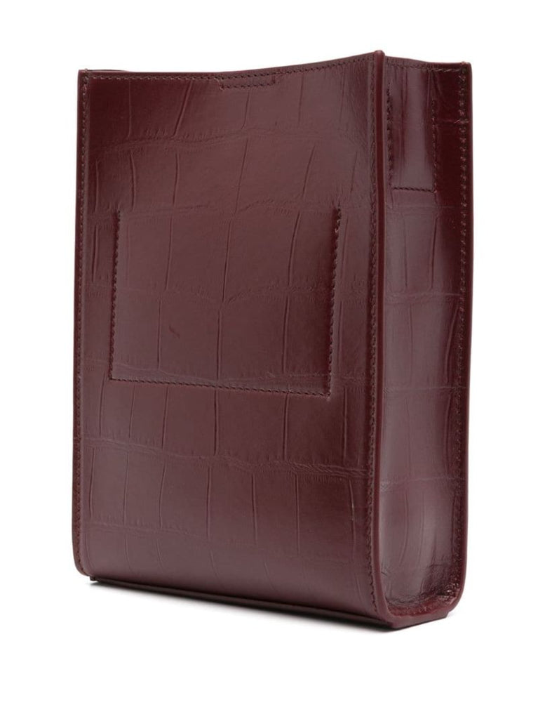 Red Tangle Small Leather Cross Body Bag