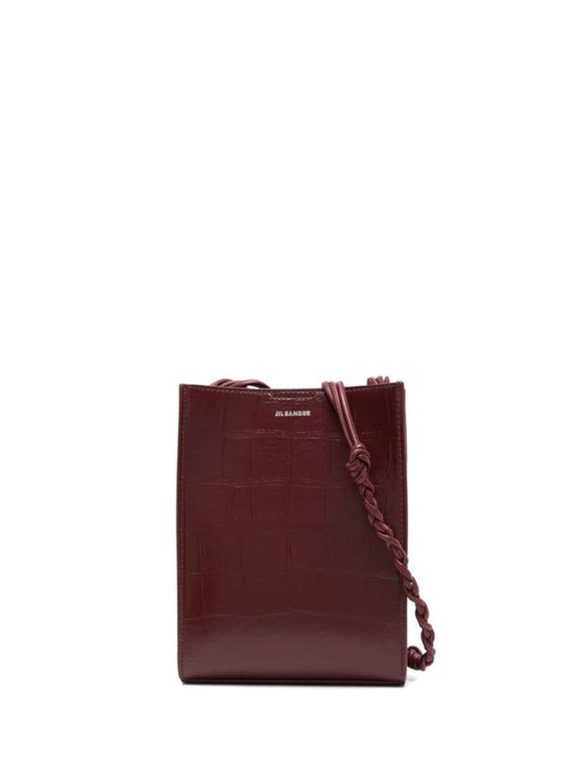 Red Tangle Small Leather Cross Body Bag
