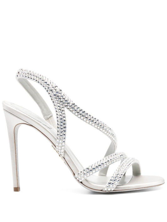 Silver Lisa 105mm Sandals