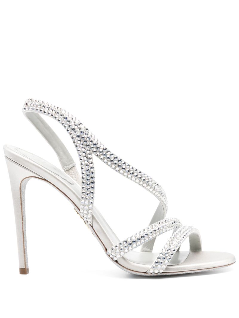 Silver Lisa 105mm Sandals