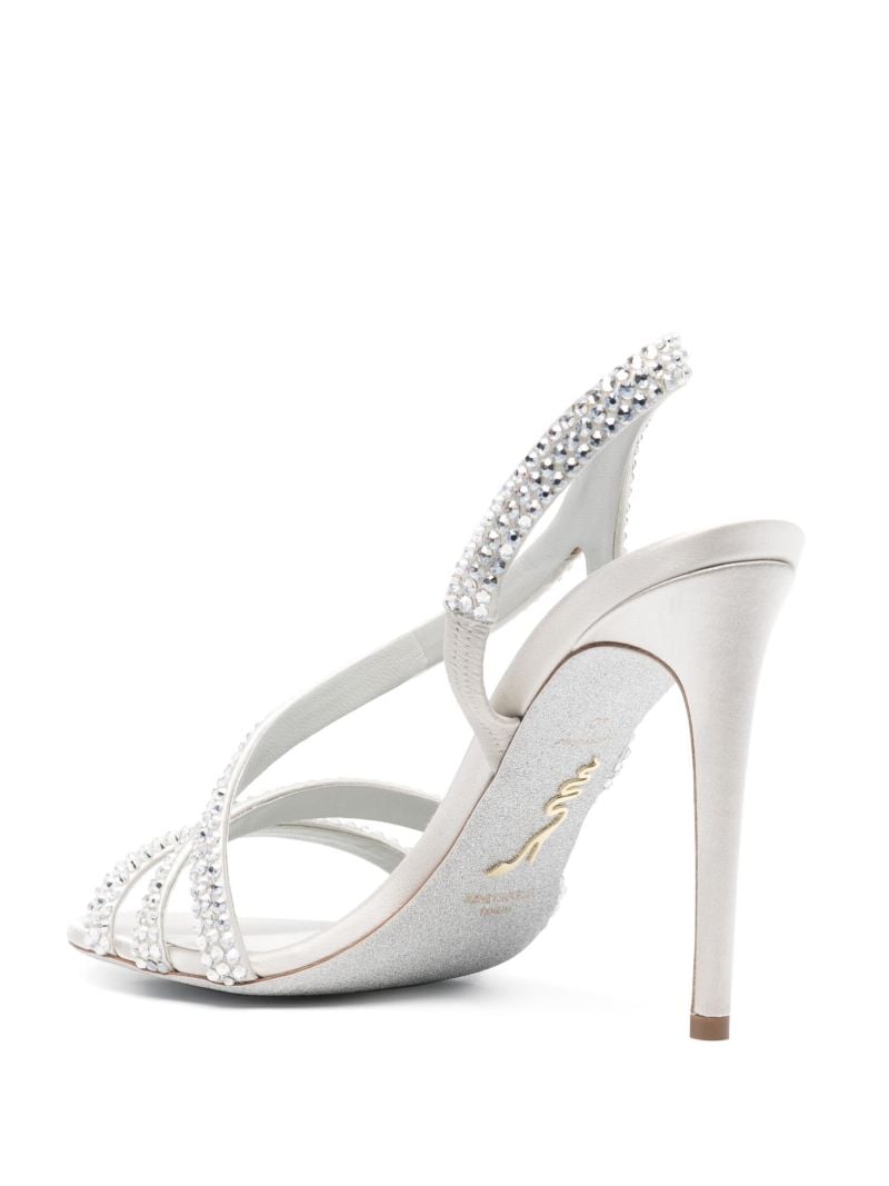 Silver Lisa 105mm Sandals