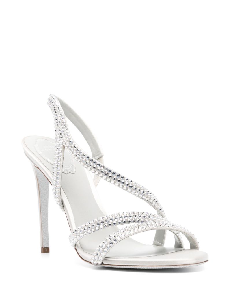 Silver Lisa 105mm Sandals