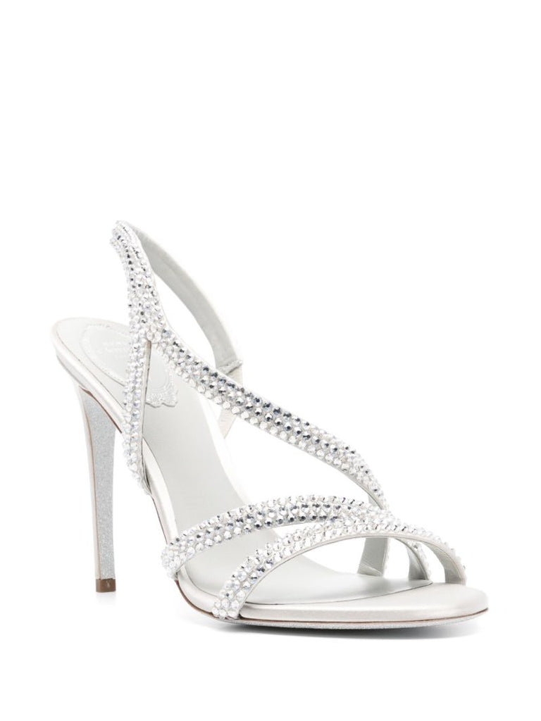Silver Lisa 105mm Sandals