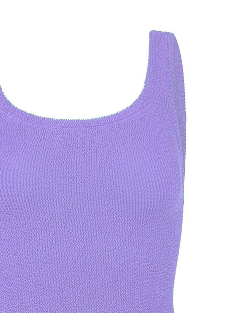 Purple Crinkle Swimsuit