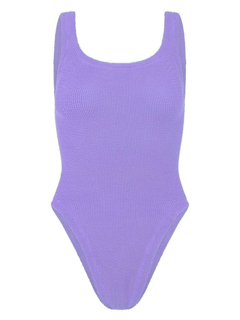 Purple Crinkle Swimsuit
